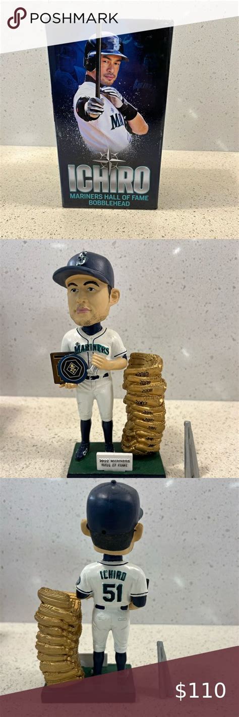 Nib Seattle Mariners Ichiro Hall Of Fame Bobblehead