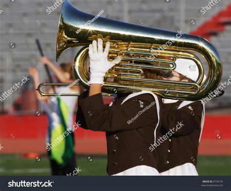 Tuba Player In A Marching Band Stock Photo 8754736 : Shutterstock