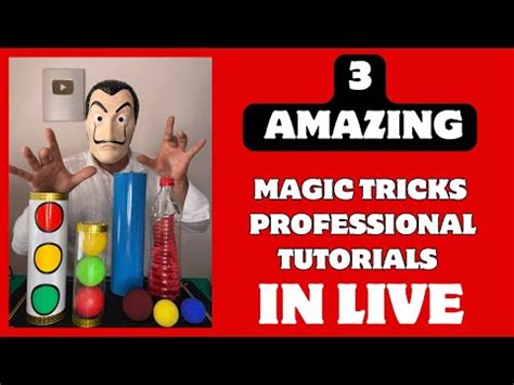 Amazing Magic Tricks Professional Tutorial In Live Youtube