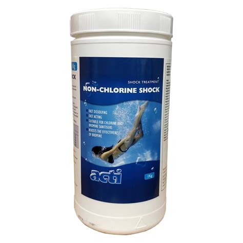 1kg Acti Non Chlorine Shock Granules Chemicals Pool Spa Chemicals