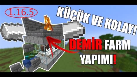 minecraft demir farm yapılışı kanıtlı YouTube