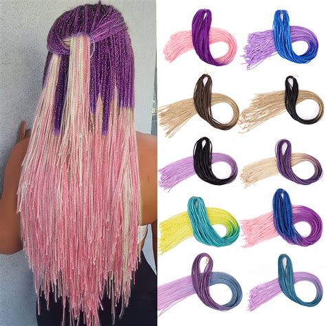 Long Micro Pre Looped Synthetic Zizi Braids Inch G Pack Box