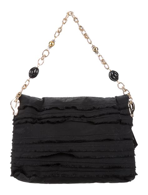 Nina Ricci Embellished Pleated Evening Bag Handbags Nin25697 The