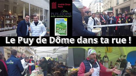 Teaser Le Puy De Dôme Mon Département A Fait Son Marché De Producteurs à Paris 11 ème Youtube