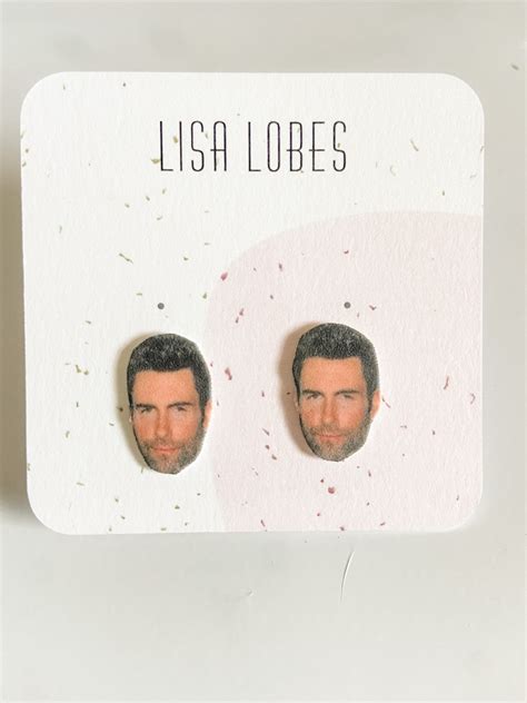 Adam Levine Earrings Etsy