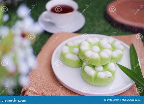 Kue Putu Ayu Is A Traditional Indonesian Food Stock Image Image Of