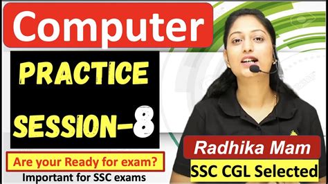 Computer Practice Session Part 8 SSC CGL SSC CHSL Delhi Police YouTube