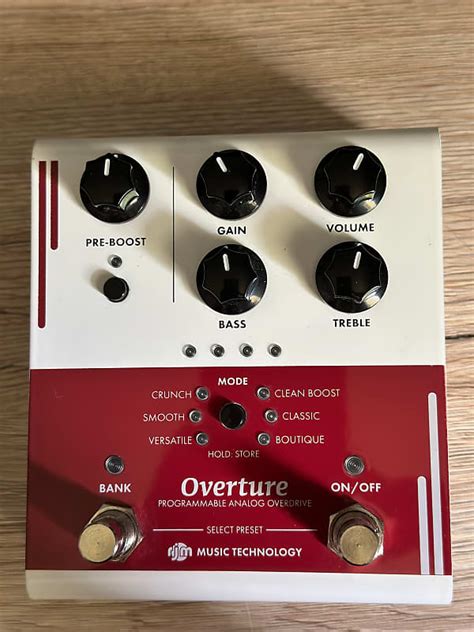 Rjm Overture Red White Reverb