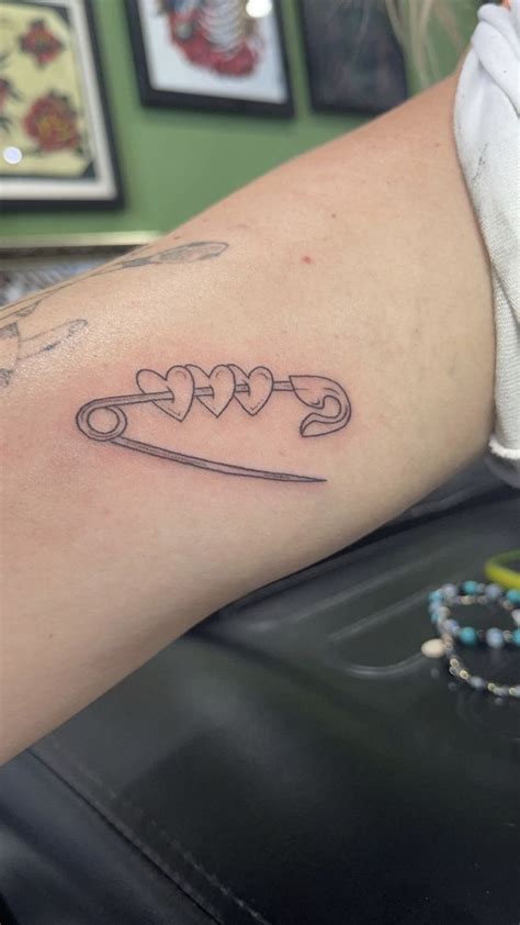 Safety Pin Heart Tattoo Artofit