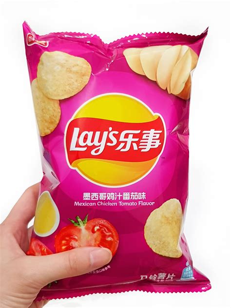 Review Lays Mexican Chicken Tomato Flavor Potato Chips 乐事墨西哥鸡汁番茄味 Just An Ordinary Girl