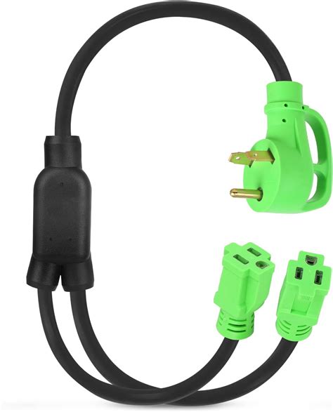 Amazon Cable Matters LED Lit 3 Prong 30 To 15 Adapter For