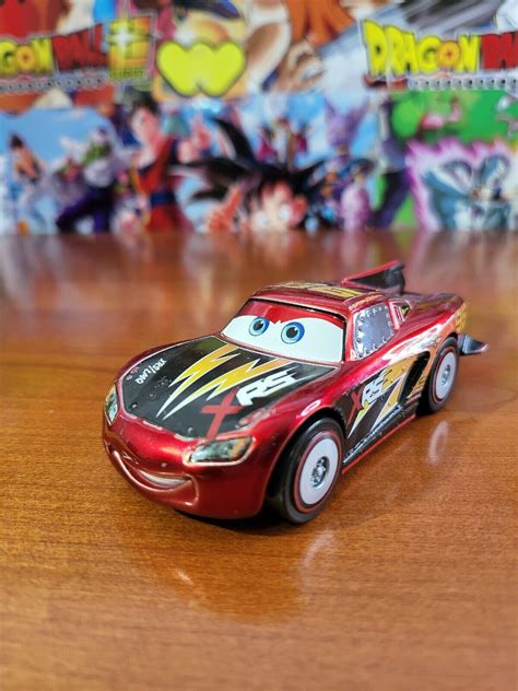 Disney Pixar Cars XRS Rocket Racing Lightning McQueen 4 Pullback