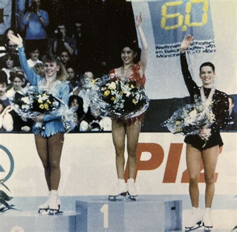 Tonya Harding During The Medal Award Ceremony For The World Figure