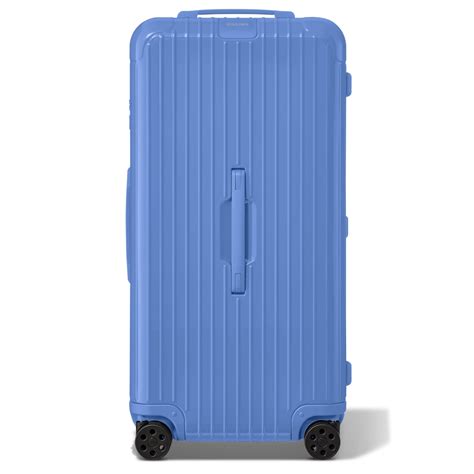 Essential Trunk Plus Large Lightweight Suitcase Sea Blue RIMOWA