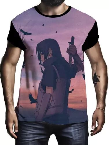 Camiseta Camisa Itachi Uchiha Anime Sharingan Sasuke 7 à venda em Mauá