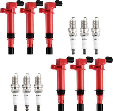 Nextirrer Ignition Coil Iridium Spark Plug Pack Of 6 Compatible With