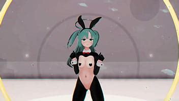 Archivo Azul Yuuka Hentai Desnudarse Bailando Osito De Peluche Playboy Girl Mmd D Cabello Azul