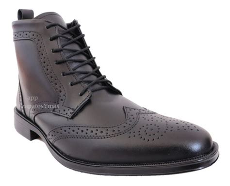 Botas Casuales Para Hombre Bostonianas Piel Cafe Miel Vestir Meses