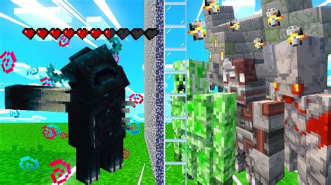 Warden Vs Crimsonsteve S More Mobs In Minecraft Mob Battle Youtube