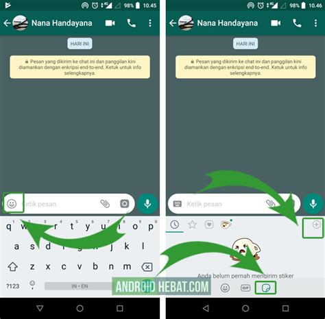 Cara Menambah Dan Menggunakan Whatsapp Sticker Androidhebat