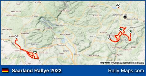 Mapy Zaplanuj Saarland Rallye 2022 DRC RajdTrasa Pl