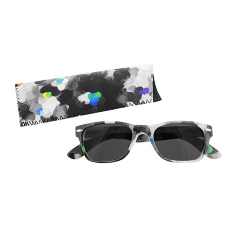 Sunglasses Lunettes X4 Carrées Bayadère Black Palette Pylones