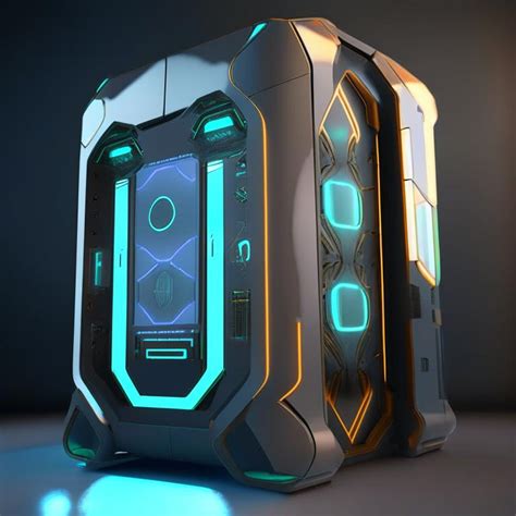 Futuristic PC case by Pickgameru on DeviantArt