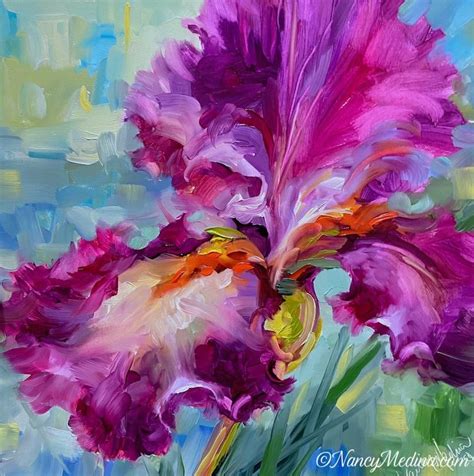 Art - Nancy Medina, Artist Live Painting, Painting & Drawing, Acrylic Painting Flowers, Flower ...