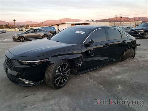 Report 1HGCY2F80PA020284 HONDA ACCORD 2023 BLACK HYBRID ENGINE - price ...