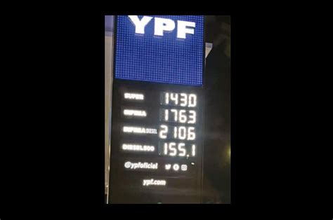 YPF anunció aumento del 8 5 en naftas pero en Santiago del Estero