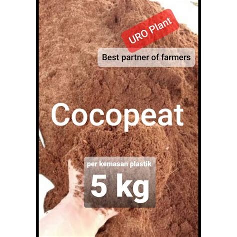 Jual Cocopeat Original Ukuran Kemasan Plastik 5kg Shopee Indonesia