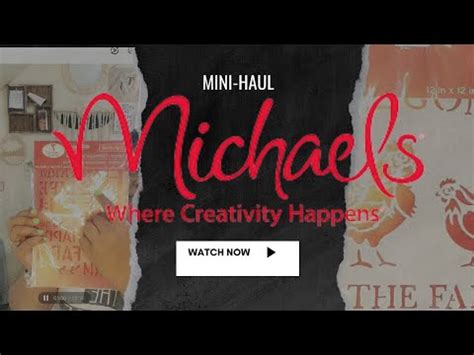 It S A Mini Haul Y All Michaels Crafts Haul Haulvideo YouTube