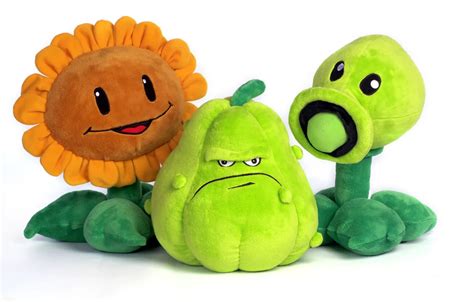 Обои игра, игрушки, подсолнух, растения, плюшевые, Plants vs Zombies ...