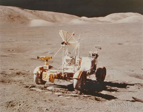 Eugene Cernan American 1934 2017 The Lunar Rover Parked At