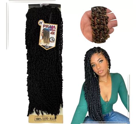 Cabelo Praia Caracol Twist Pre Looped Crochet 360gramas 60cm Frete grátis