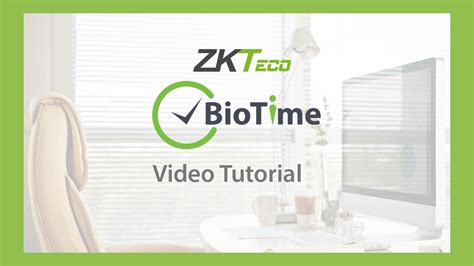 Video Tutorial BioTime7 0 Pro Configuración y Uso de App Móvil