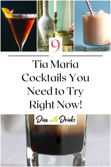 9 Tia Maria Cocktails You Need To Try Right Now DineWithDrinks