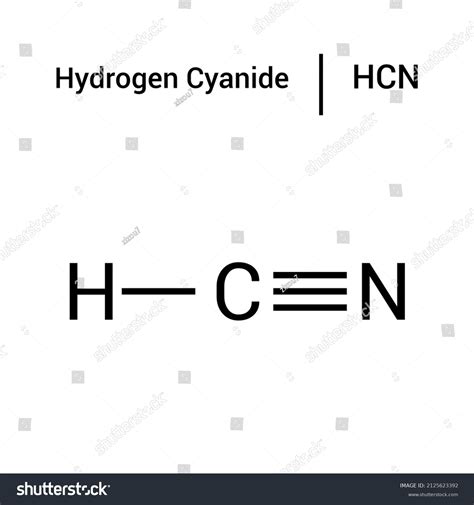 Hydrogen Cyanide Chemical Formula On Waterdrop Background, 46% OFF