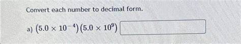 Solved Convert each number to decimal | Chegg.com