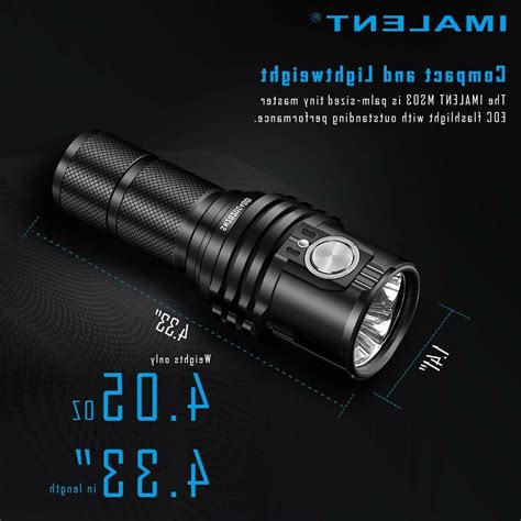 IMALENT MS03 Tactical Flashlight 13000 Lumens Super Bright