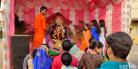 Devotees Worshiped Goddess Saraswati With Peaceful Devotion In Chaibasa चाईबासा में