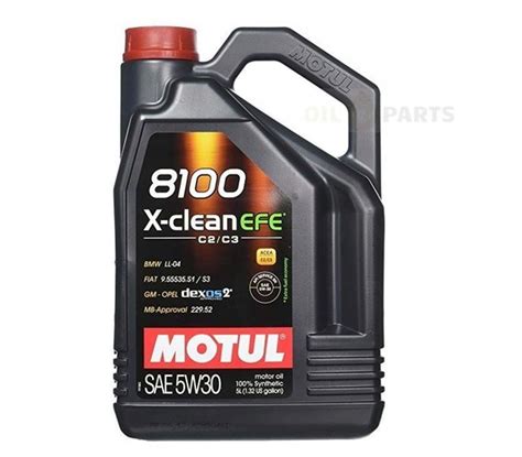 Motul 5W30 8100 X-Clean Efe - Oleje auta osobowe - Oleje - OILPARTS.PL