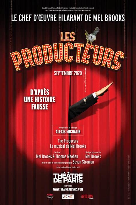 Spectacle Les Producteurs Paris Du Novembre Au Avril