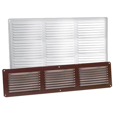 Master Flow Aluminium Under Eave Soffit Vent White 16 X 4 Eac16x4w Rona