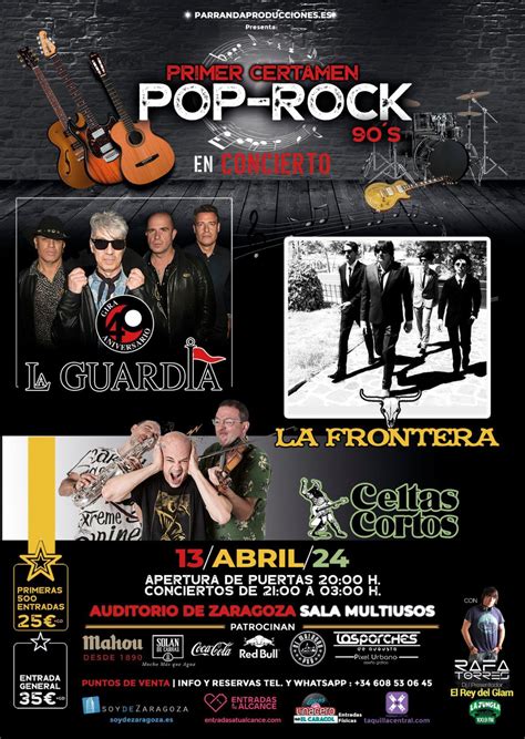 EL PERIÓDICO DE ARAGÓN sortea dos entradas para el concierto Pop-Rock