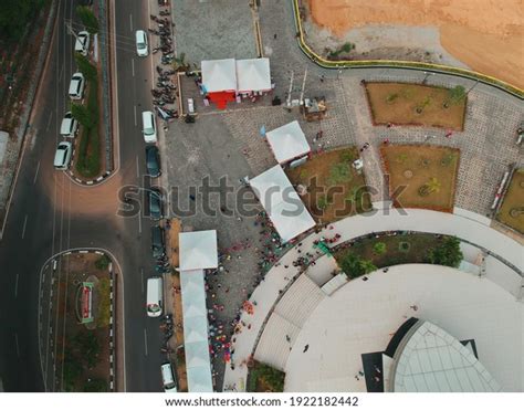 Gonggong Monument Laman Boenda Park Regional Stock Photo