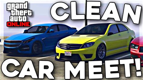 Gta Clean Car Meet Live Ps Cruising Cutting Up More