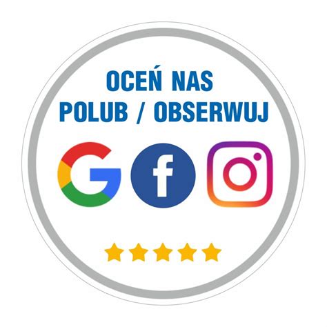 Oceń nas polub obserwuj naklejka Sklep z naklejkami zalepieni pl