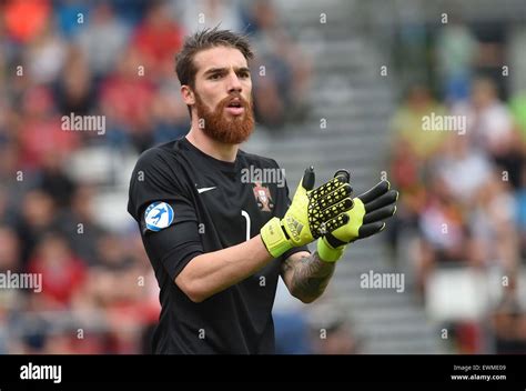 Goalkeeper Jose Sa of Portugal in action during the Euro U21 soccer championship semifinal match ...