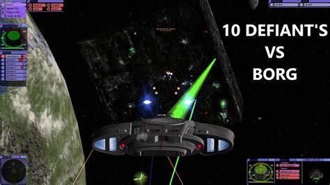 10 USS Defiant S VS Borg Assimilation Cube First Contact Defiant